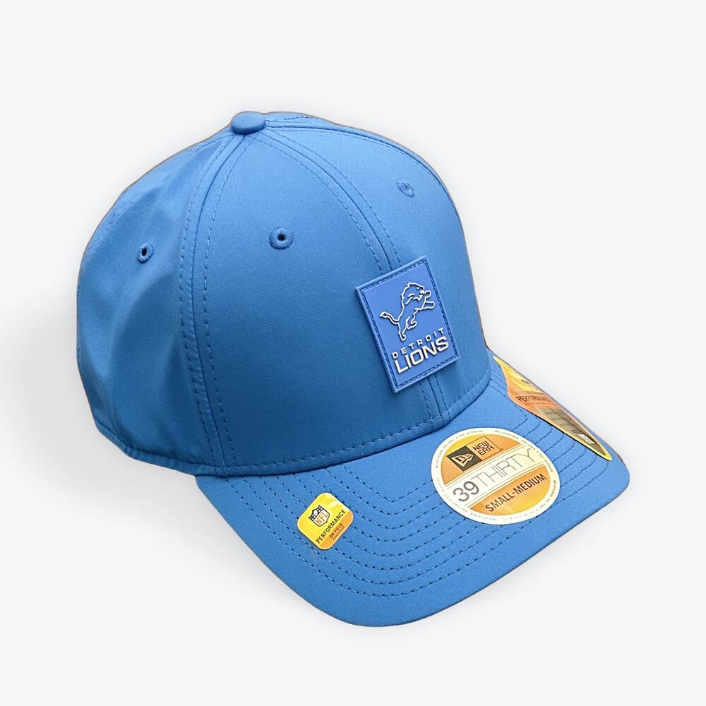 New Era NFL Detroit Lions 2025 Sideline 39THIRTY Flex Hat - Blue S/M